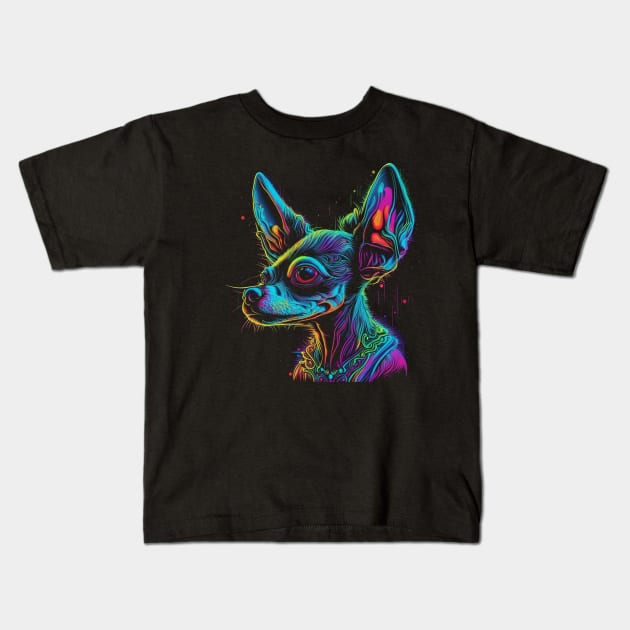 Min Pin Kids T-Shirt by pa2rok